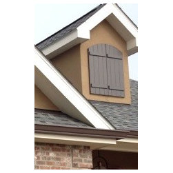 Arched Board & Batten Shutters - Exterior Shutters