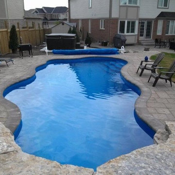 Fiberglass Pool and waterfall Alliston, ON