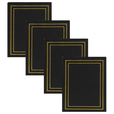 Traditional Photo Album Set, Black 40 Photos