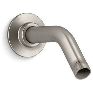Kohler Shower Arm & Flange,5-3/8" Long, Vibrant Brushed Nickel