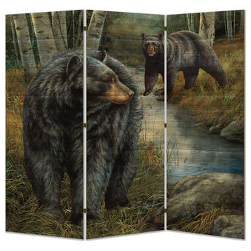 Room Screen, Birchwood Bears, 68"x68"