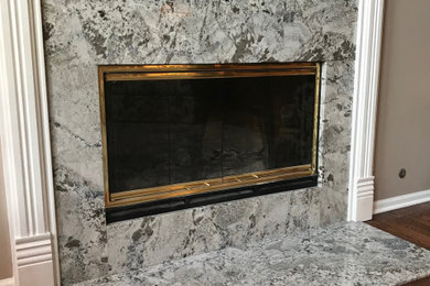 Fireplace - Gray Nuevo Granite