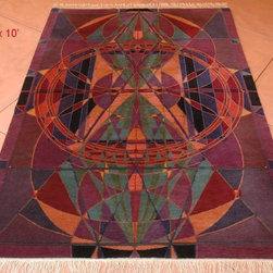 Custom hand knotted rug designs - Rugs