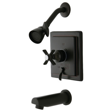 Kingston Brass Tub And Shower Faucets With Oil Rubbed Bronze Finish KB86550ZX