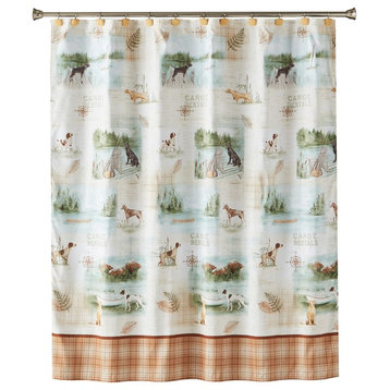 Adirondack Dogs Shower Curtain