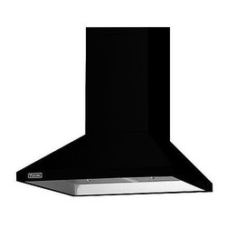 Viking 3 Series 36" Chimney Wall Hood, Black | RVCH336BK - Range Hoods And Vents