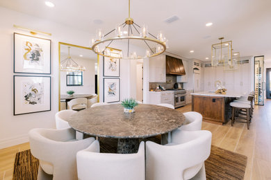 Inspiration for a dining room remodel in Tampa