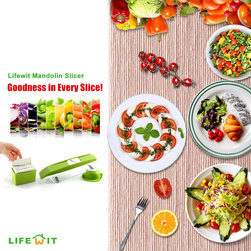 Lifewit Interchangeable Mandoline Slicer Vegetable Slicer Set - Food Slicers