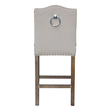 CALUSA BEACH COUNTER STOOL - BRUSHED LINEN