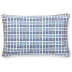 SCALAMANDRE - Fair Isle Lumbar Pillow, Sailboat, 22" X 14" - Featuring luxury textiles from The House of Scalamandre, this pillow was thoughtfully curated by our design team and sewn together with care in the USA. Effortlessly incorporate a piece of our rich history and signature aesthetic into your home, and shop our pre-styled pillows, made for you!