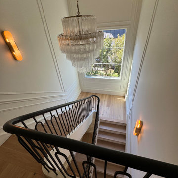 Project #134 | Straight Staircase with Elliptical Stringer