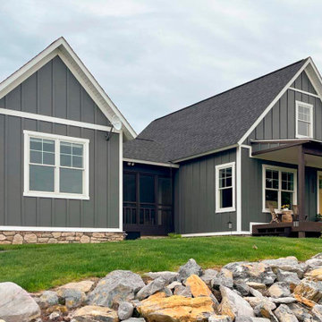 Siding Installation - James Hardie Board and Batten in Night Gray