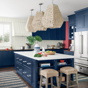 Annapolis Blue Shaker Cabinets