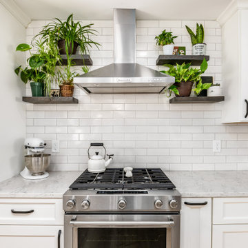Transitional Kitchen Remodel Done in the Colors Snow and Shale