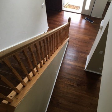 Nature Pacific Mahogany "Cornsilk" with complementary treads