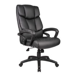 Top Grain Executive Leather Chair with Knee Tilt - Dining Tables