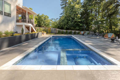 Inspiration for a cottage pool remodel in Portland