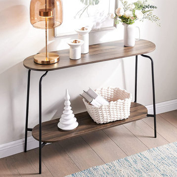 Modern Narrow Console Table for Entryway