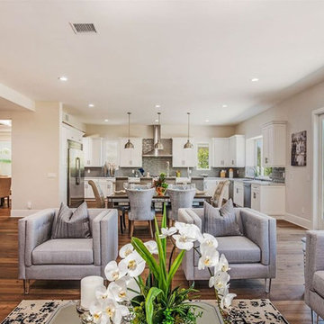 Kitchen & Living Room