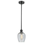 Innovations Lighting - Salina 1-Light LED Pendant, 5", Matte Black, Glass: Clear Spiral Fluted - A truly dynamic fixture, the Ballston fits seamlessly amidst most decor styles. Its sleek design and vast offering of finishes and shade options makes the Ballston an easy choice for all homes.