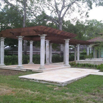 Stained Cedar Arbor