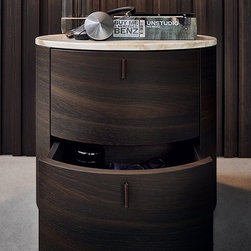 Poliform - Onda Bedside Table by Paolo Piva for Poliform - Nightstands And Bedside Tables