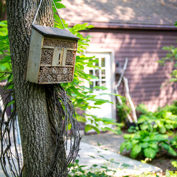 Rustic Backyard Landscape - Cedarburg, WI