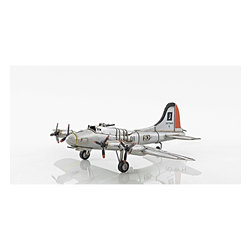 B-25 AJ052 Mitchell Bomber Airplane Model - Decorative Objects And Figurines