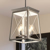 Luxury Industrial Chandelier, Galvanized Steel