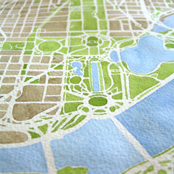 Washington DC Watercolor Map - Artwork