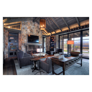 Our Work: Aspen Ranch Residence - Rustic - Living Room - Denver - by ...