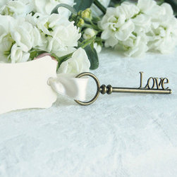 Key to Love Place Card Holder - Set of 10 - Place Card Holders