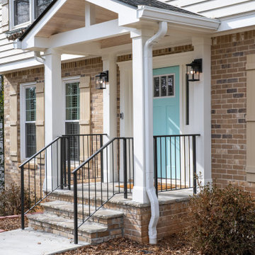 Timeless Curb Appeal: Front Portico Perfection