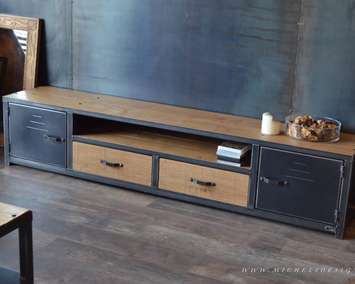 Nos meubles tv de style industriel