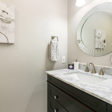 Escondido Bathroom Remodel and Fire Place Surround