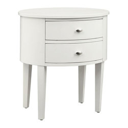 Chester White Side Table - Nightstands And Bedside Tables