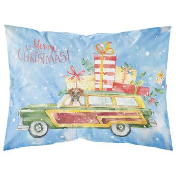Merry Christmas Boxer Fabric Standard Pillowcase
