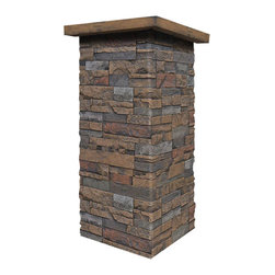 DURANGO SQUARE COLUMN WRAP- MULTI COLOR - Wall Panels