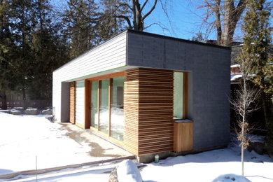 Large trendy detached guesthouse photo in Toronto