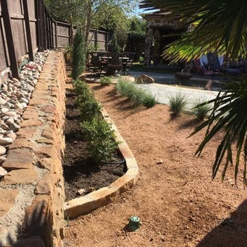 Lantana Backyard Landscape