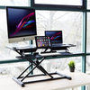 Mount-It! Standing Desk Converter, Height Adjustable, Fits Dual Monitors