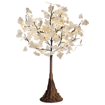 LED Maple Tree, Warm White LED, White Ginkgo
