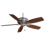 Minka Aire - Minka Aire F614-PW Timeless, 54" Ceiling Fan, Pewter - Bulb Included: No