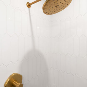 Modern Classic Primary Bath Remodel Leawood, KS