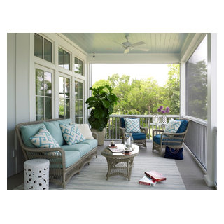 Porches - Beach Style - Porch - Charleston - by Our Town Plans