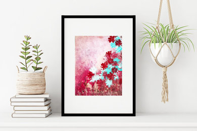 Abstract Floral Art