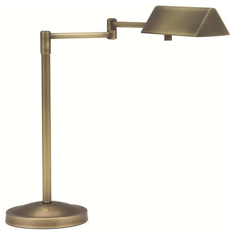 House of Troy Antique Brass Table Lamp - PIN450-AB