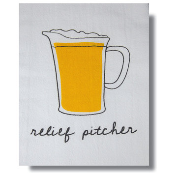 Bar Towel, Beer, Relief Pitcher