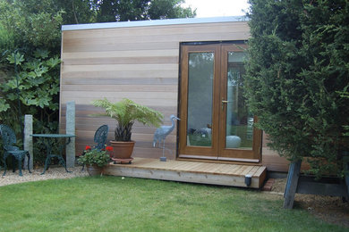 This is an example of a contemporary home design in Sussex.