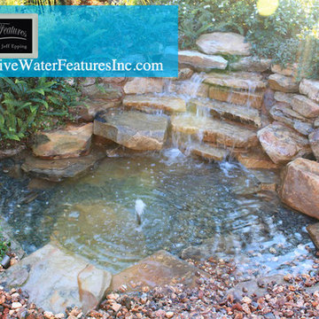 Small pool waterfall